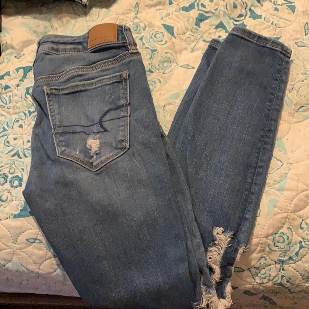 A&E skinny jeans, next level stretch